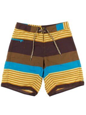 Patagonia® Men's Wavefarer Board Shorts - 21" in Fitz Stripe: Cumin Sz 29